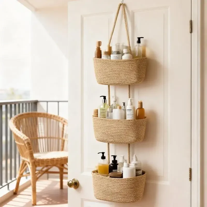 Baby Nursery Hooks - 3 Katmanlı Dokuma Pamuklu Asılı Saklama