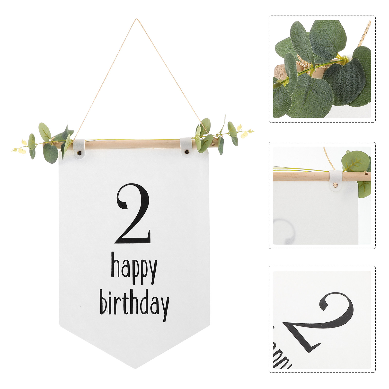 Baby Nursery Bunting - Keçe Doğum Günü Afişi Doğum Günü