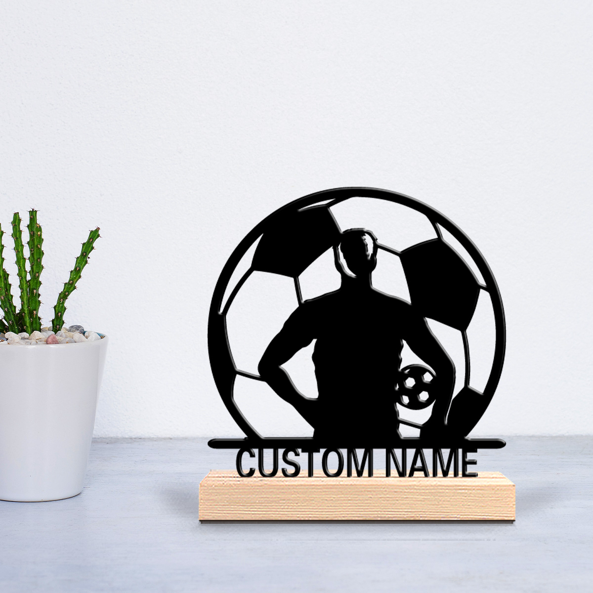 Baby Nursery In - 1 adet Sevimli Kişiselleştirilmiş Özel futbol