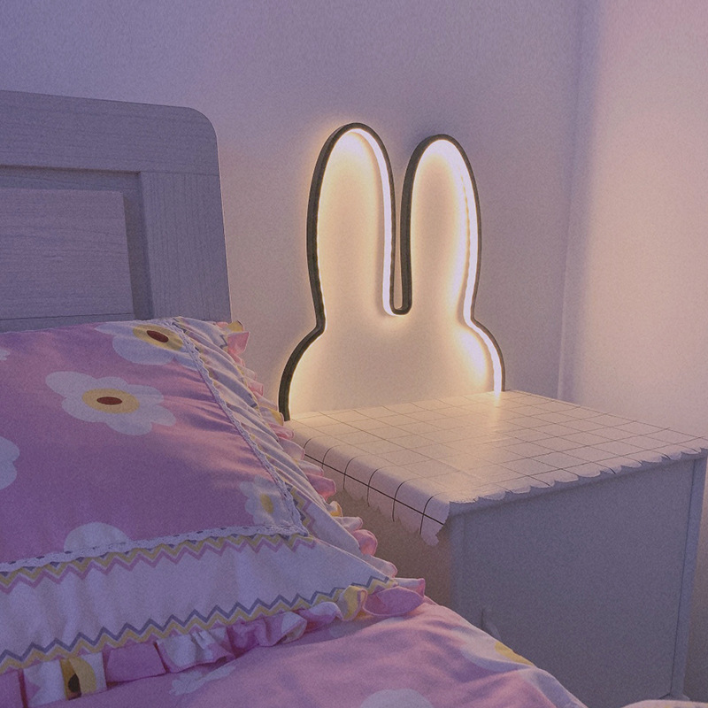 Baby Nursery Egg Light - Sevimli LED Tavşan Duvar Lambaları USB
