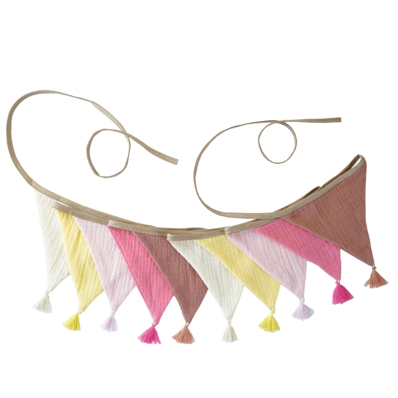 Baby Nursery Bunting - J2HD Festivali Pamuk Krep Parmaklı Kuşu
