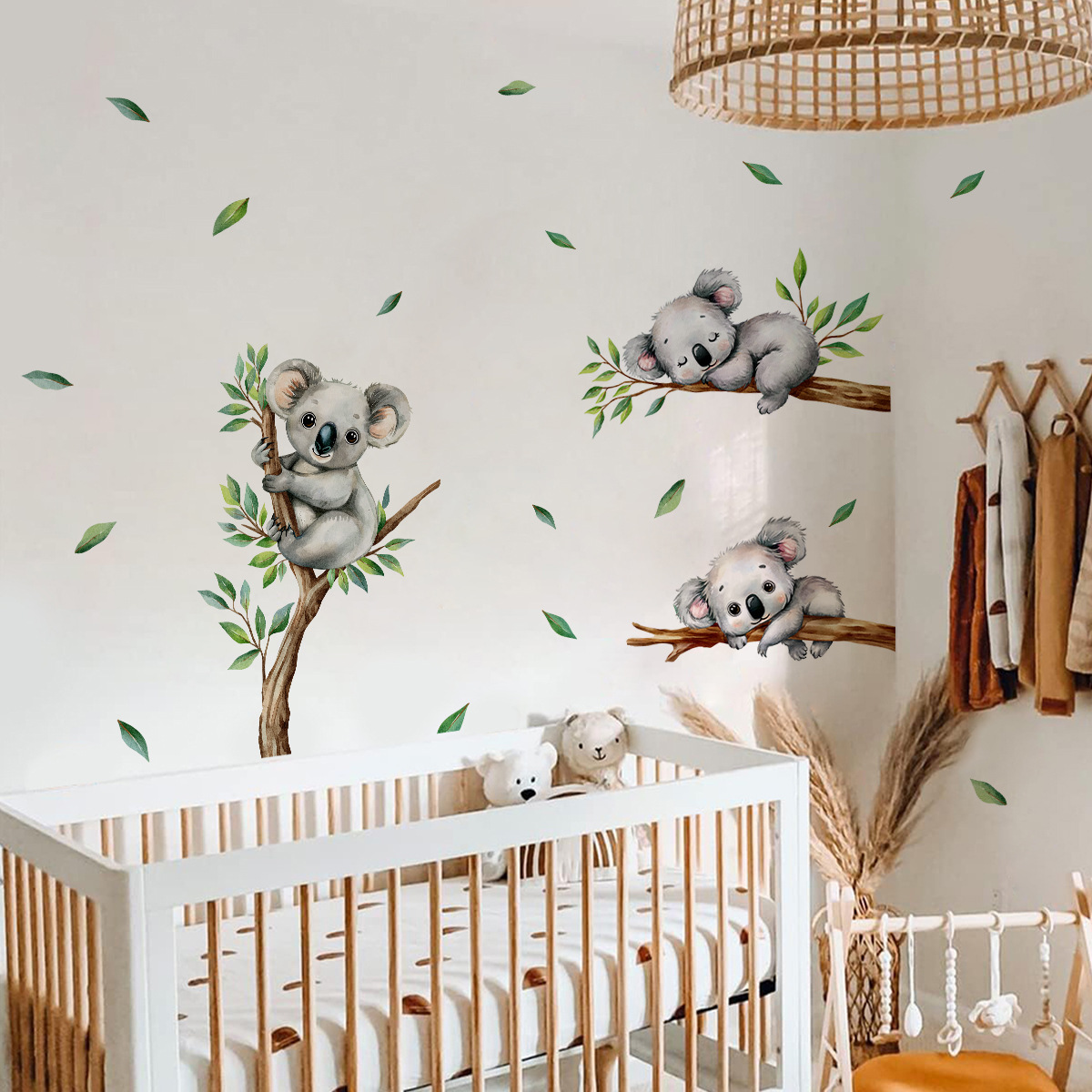 Karikatür Koala Tırmanma Ağacı - Baby Nursery Decals incelemesi ve fiyatı