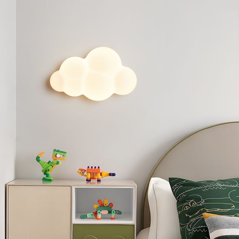 Beyaz bulut duvar lambaları ço - Baby Nursery Egg Light incelemesi ve fiyatı