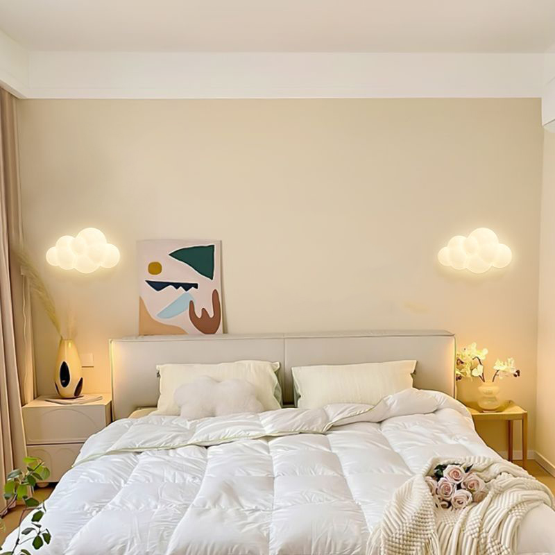 Beyaz bulut duvar lambaları ço - Baby Nursery Egg Light incelemesi ve fiyatı