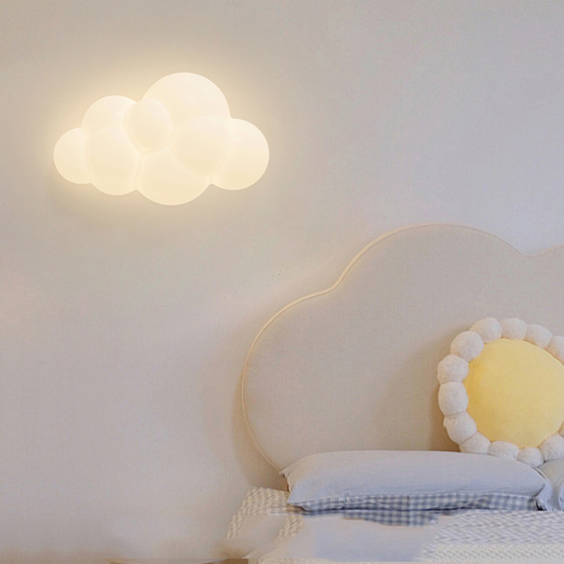 Beyaz bulut duvar lambaları ço - Baby Nursery Egg Light incelemesi ve fiyatı