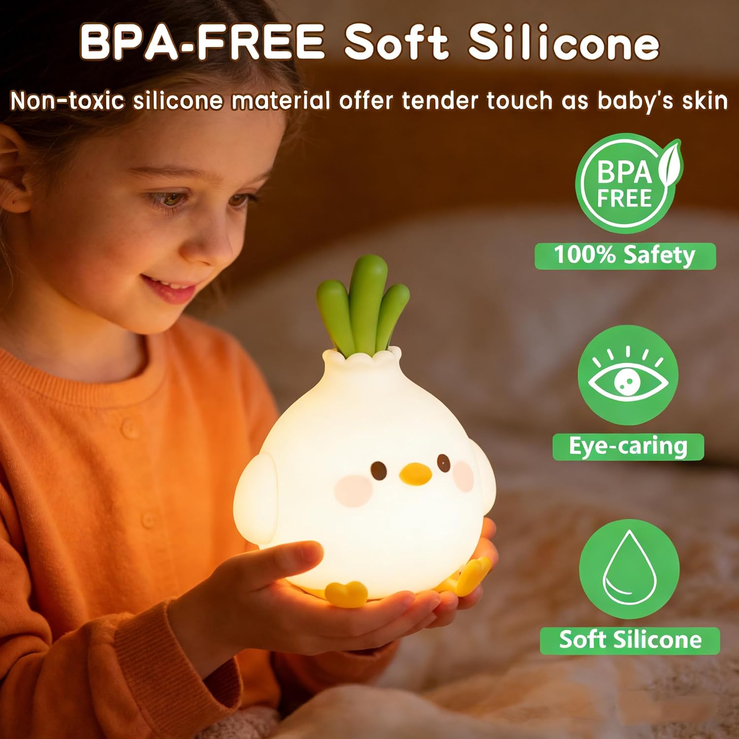 Sarımsak Kuş LED Gece Lambası  - Baby Nursery Colors incelemesi ve fiyatı