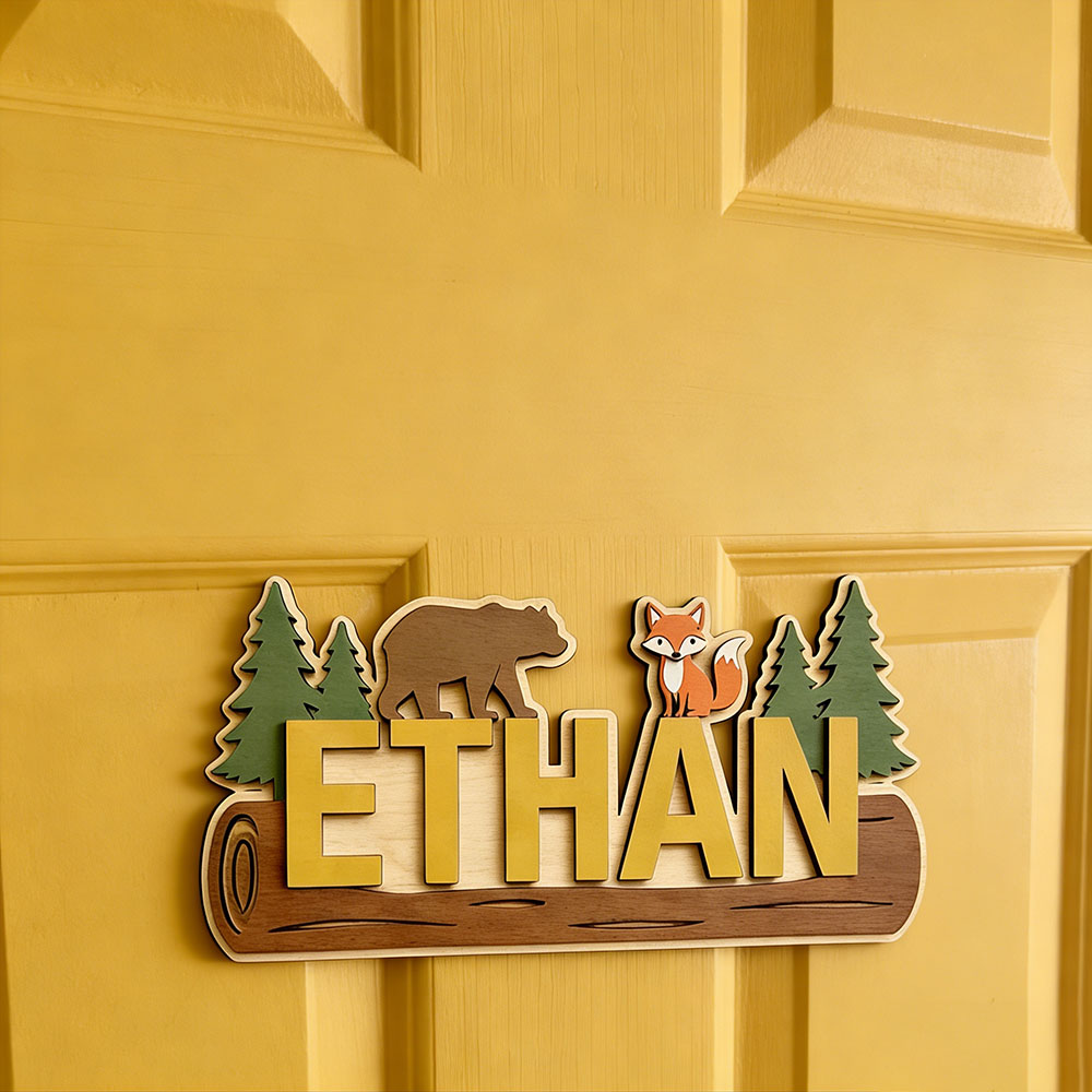 Orman Hayvanı Kişiselleştirilm - Animals Baby Nursery incelemesi ve fiyatı