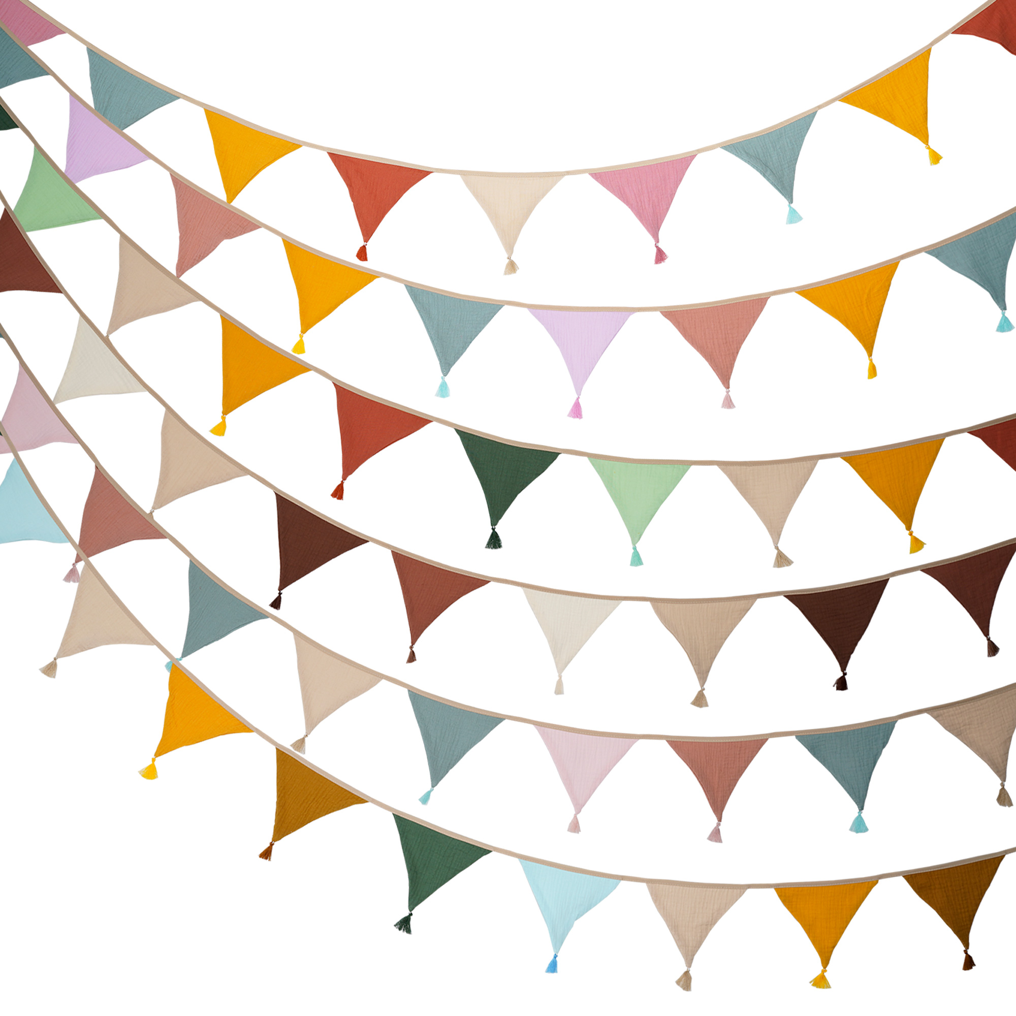 2.6M/8.5FT kreş kumaş Bunting  - Baby Nursery Bunting incelemesi ve fiyatı