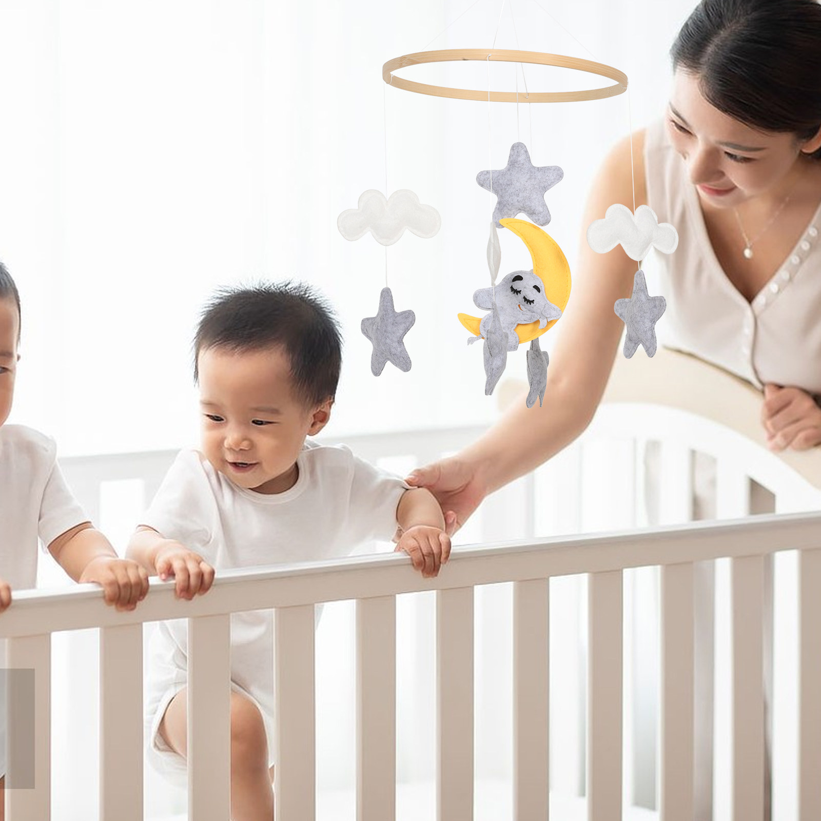 Keçe Hayvan Bebek Beşik Mobili - Animals Baby Nursery incelemesi ve fiyatı