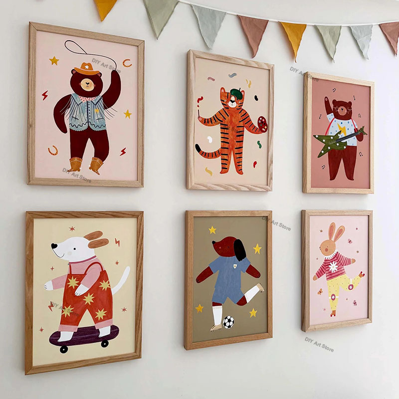Komik Çizgi Film Hayvan Çocuk  - Animals Baby Nursery incelemesi ve fiyatı