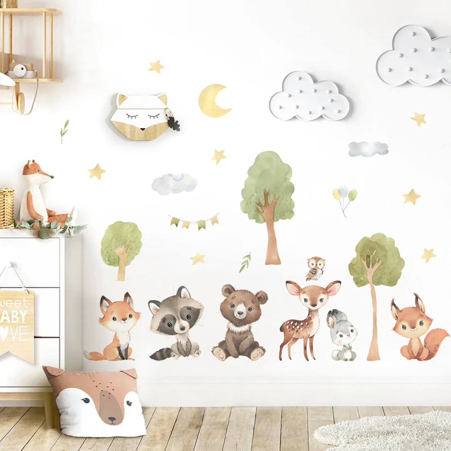 Orman Hayvanları Tema Ayı Geyi - Baby Nursery Animal Theme incelemesi ve fiyatı