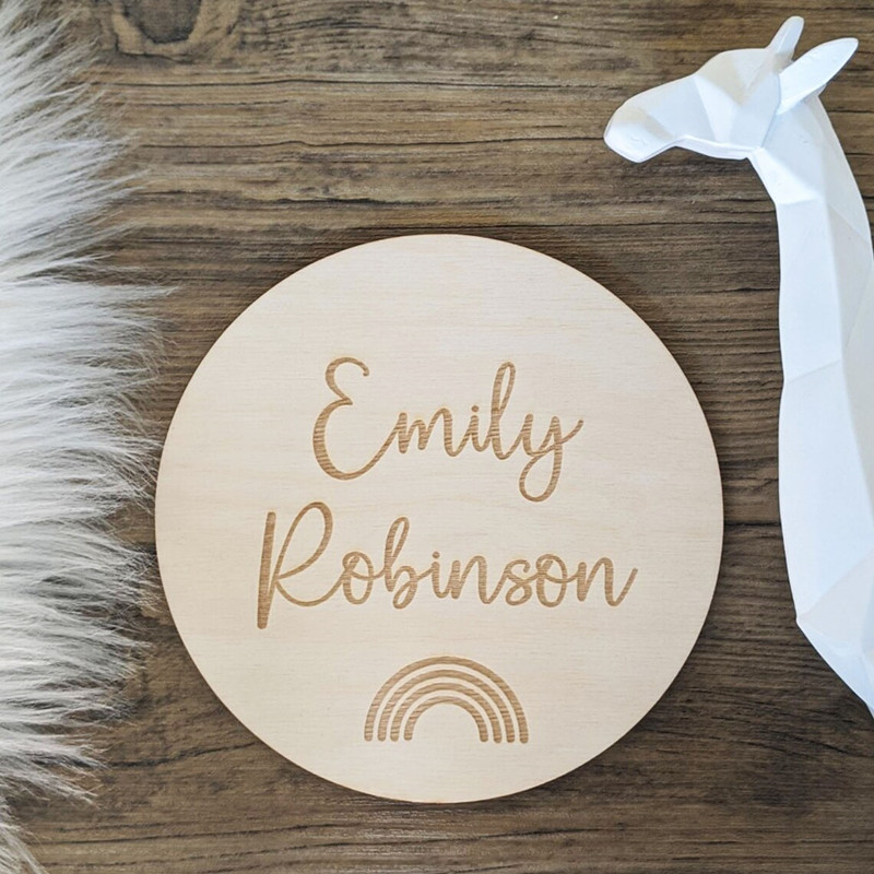 Kazınmış ahşap Kreş adı işaret - Baby Nursery Name Wall Art incelemesi ve fiyatı