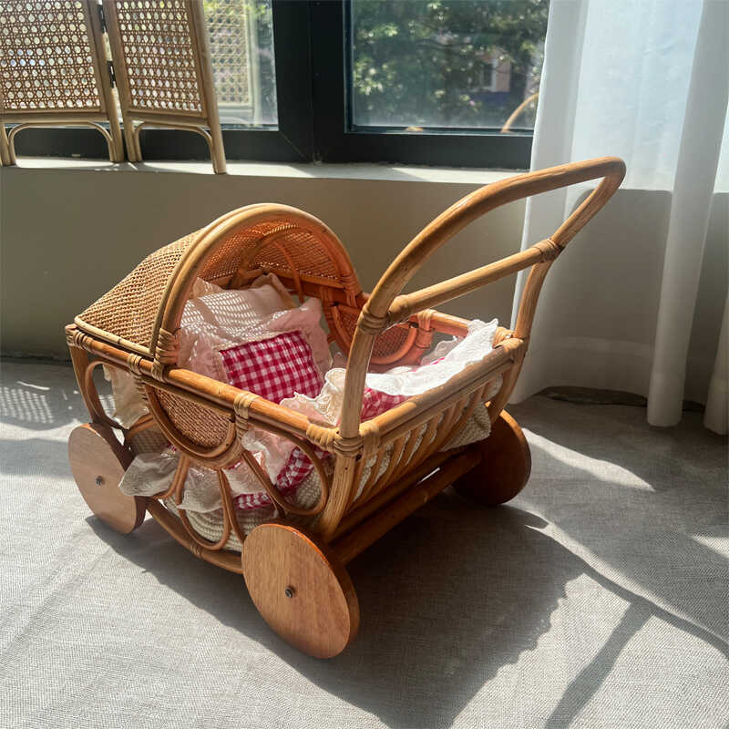 Dokuma Rattan Bebek Arabası Vi - Baby Nursery Vintage Decor incelemesi ve fiyatı