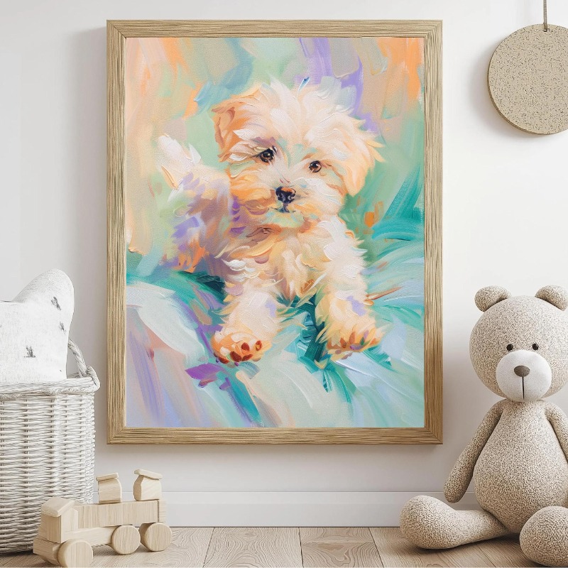 Pastel Hayvan Tuval Duvar Sana - Baby Nursery Animal Theme incelemesi ve fiyatı