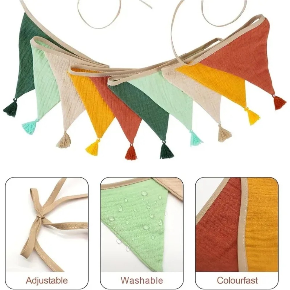 20 adet kumaş bayrak afişler ç - Baby Nursery Bunting incelemesi ve fiyatı