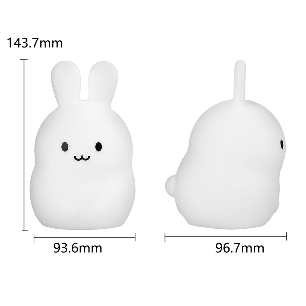 Dokunmatik Sensör Tavşan Gece  - Baby Nursery Egg Light incelemesi ve fiyatı