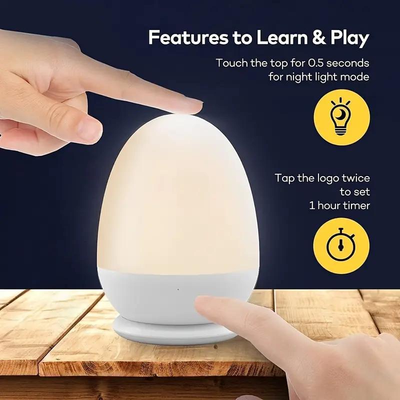 Dokunmatik Gece Lambası Bebek  - Baby Nursery Egg Light incelemesi ve fiyatı
