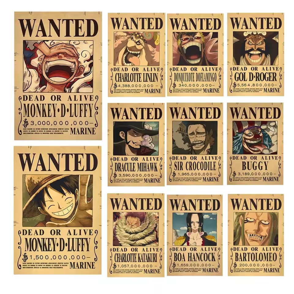 Anime One Piece Bounty Aranıyo - Baby Nursery Decals incelemesi ve fiyatı