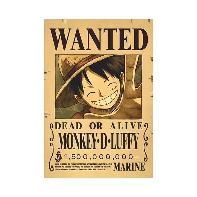 Anime One Piece Bounty Aranıyo - Baby Nursery Decals incelemesi ve fiyatı