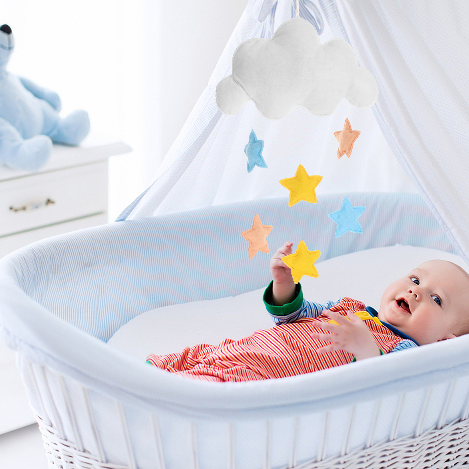 Bulut Yağmur Damlası Asılı Dek - Baby Nursery Colors incelemesi ve fiyatı
