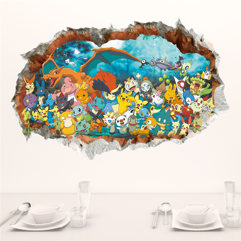 Karikatür Pokémon Pikachu duva - Baby Nursery Decals incelemesi ve fiyatı