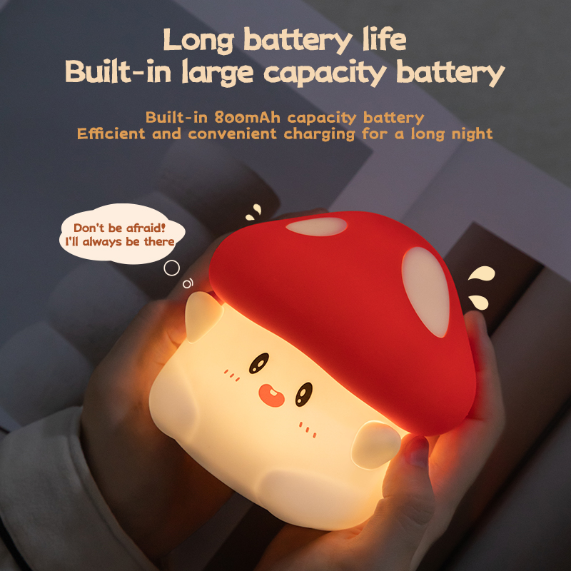 Mantar Gece Lambası LED şarj e - Baby Nursery Egg Light incelemesi ve fiyatı
