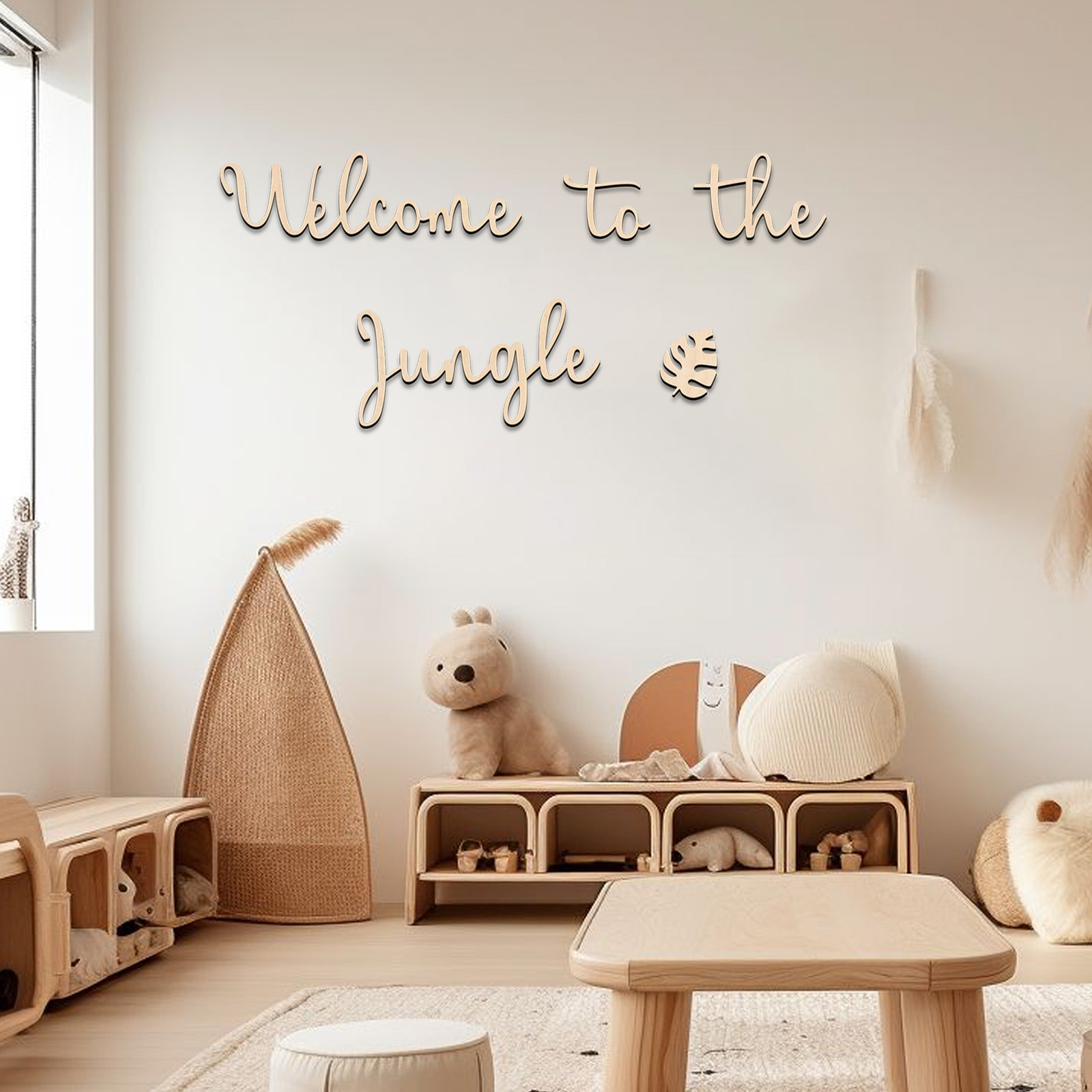 Orman Ahşap Tabelası'na Hoş Ge - Baby Nursery Animal Theme incelemesi ve fiyatı