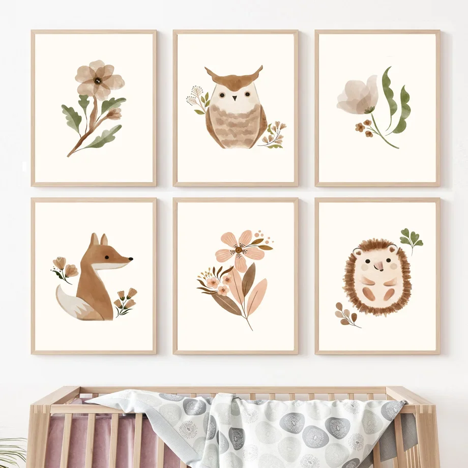 Ormanlık alan kreş duvar sanat - Baby Nursery Animal Theme incelemesi ve fiyatı