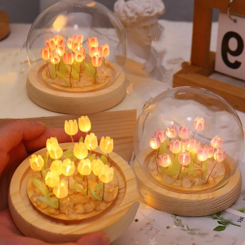 Yapay Lale Çiçek Gece Lambası  - Baby Nursery Egg Light incelemesi ve fiyatı