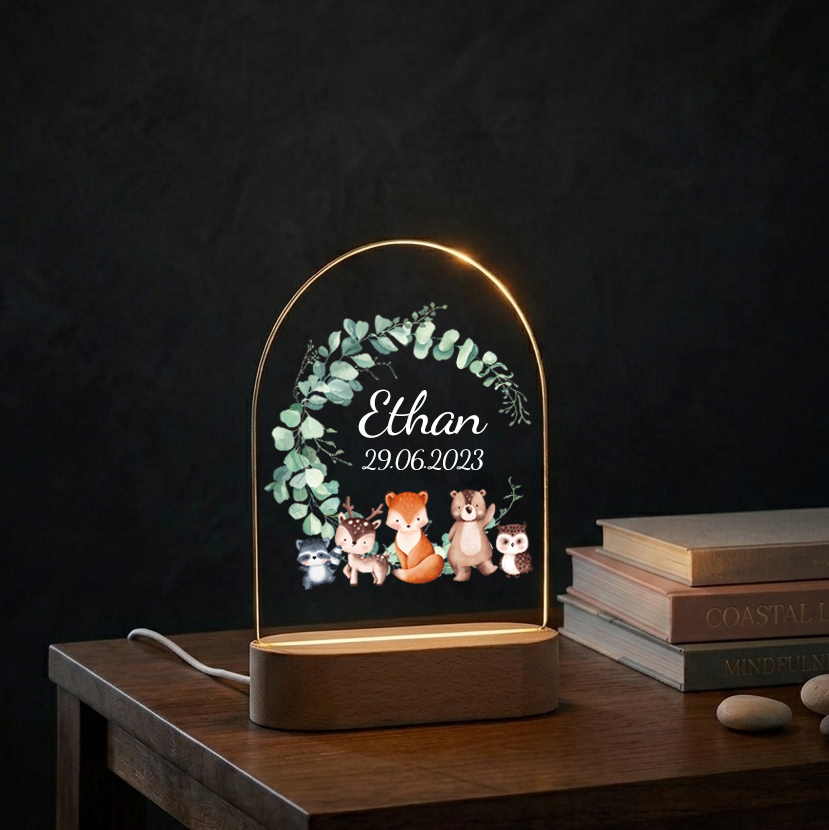 Kişiselleştirilmiş Bebek Gece  - Baby Nursery Egg Light incelemesi ve fiyatı