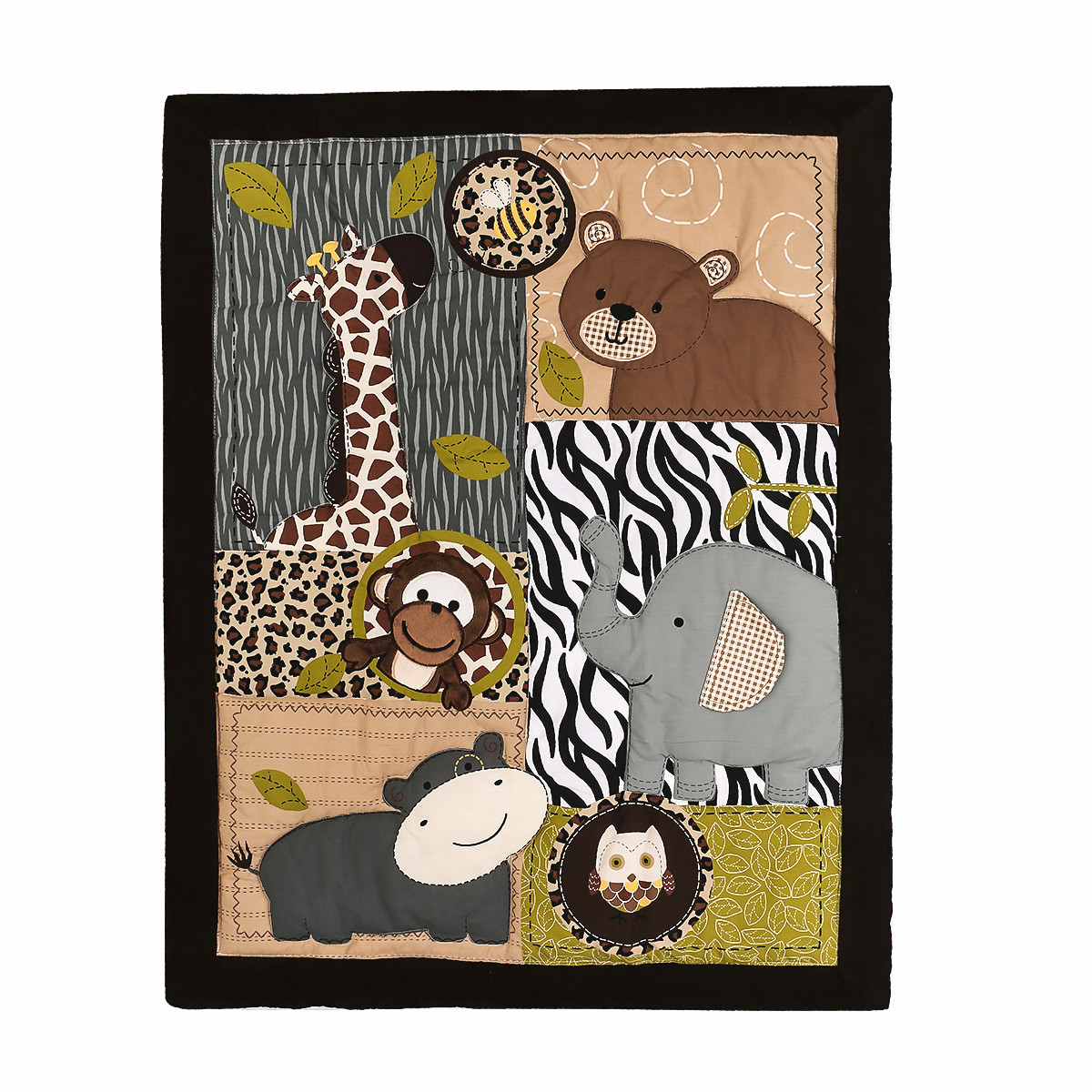 3 Adet Işlemeli Yenidoğan Bebe - Baby Nursery Animal Theme incelemesi ve fiyatı