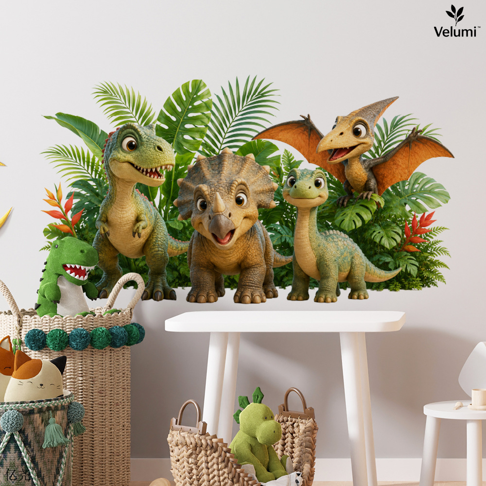 Sevimli 3D Dinozor Duvar Çıkar - Baby Nursery Decals incelemesi ve fiyatı