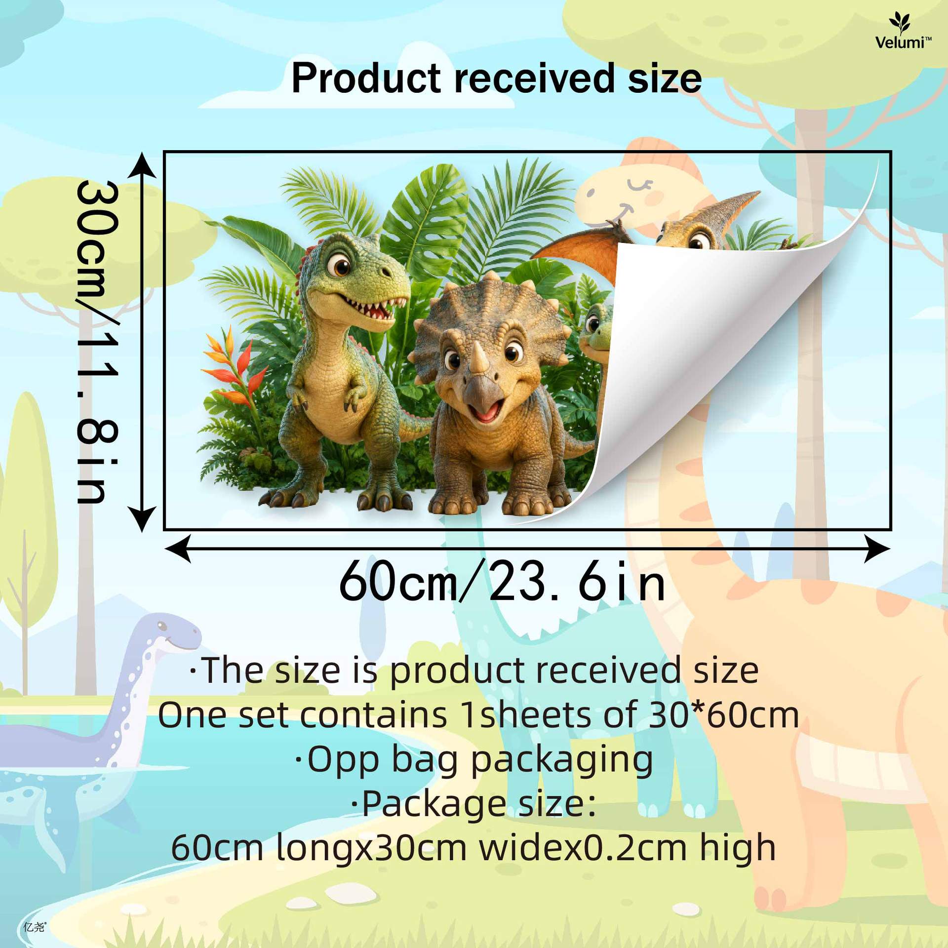 Sevimli 3D Dinozor Duvar Çıkar - Baby Nursery Decals incelemesi ve fiyatı